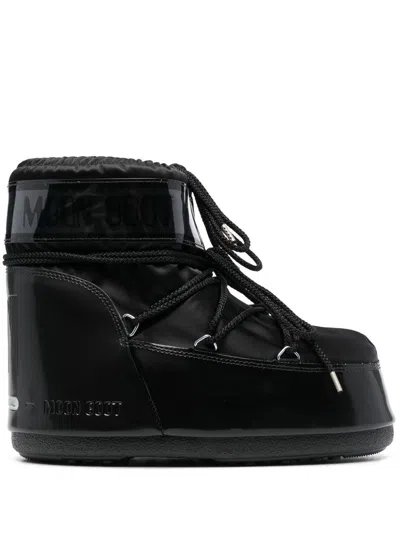 Moon Boot Chunky Boots In Black