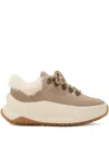 Moon Boot Moon247 City Shearling Sneakers In Neutral