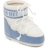 Moon Boot Icon Logo-print Padded Boots In Elephant Grey/white