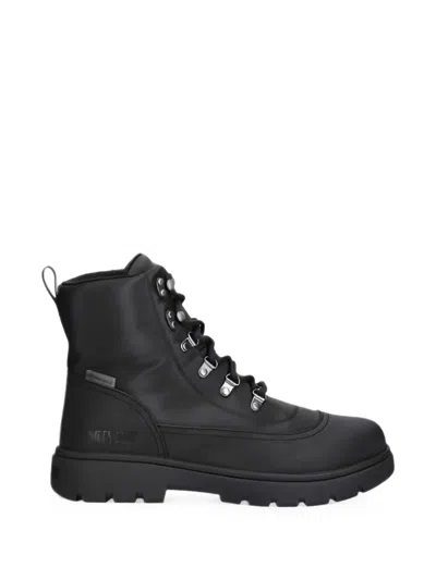 Moon Boot Combat Boots Black Nylon