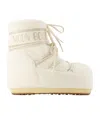 Moon Boot Drawstring Low Boots In Gray