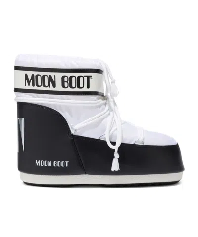 Moon Boot Drawstring Snow Boots In Black