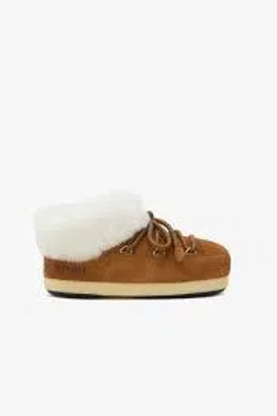Moon Boot Elegant Winter Boots -  Style In Cognac/natural