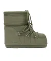 Moon Boot Embossed Text Lace-up Winter Boots In Multi