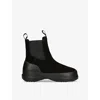 Moon Boot Luna Logo-print Boots In Black
