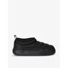 Moon Boot Soft Nylon Slip-on Park Shoes In Black