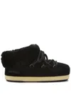 Moon Boot Evx Fur-trimmed Boots In Black