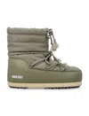 Moon Boot Evx Light Low Nylon Boots In Kaki