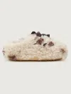 Moon Boot Evx Slip-on-style Faux Shearling Mules In Neutral