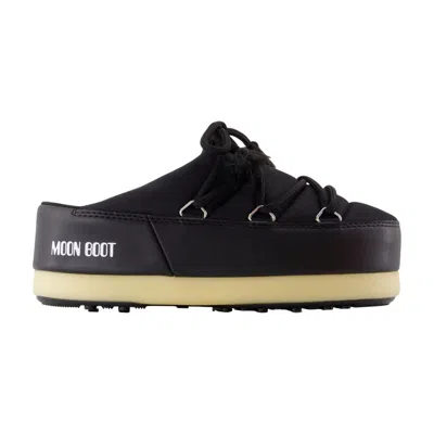 Moon Boot Evx Mule Sandals In Black