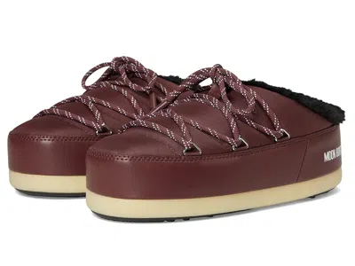 Moon Boot Evx Myle Nylon Slippers Burgundy 1 : Eu 35-36 (us