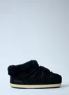 Moon Boot Women Black Logo Mules, 6.5/7.5 Luxury Mules For Women Darveys In Black
