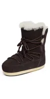 Moon Boot Evx Shearling Boot In Brown