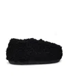 Moon Boot Faux Curly Logo Band Sandals In Black
