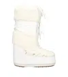 Moon Boot Faux Fur Icon Boots In White