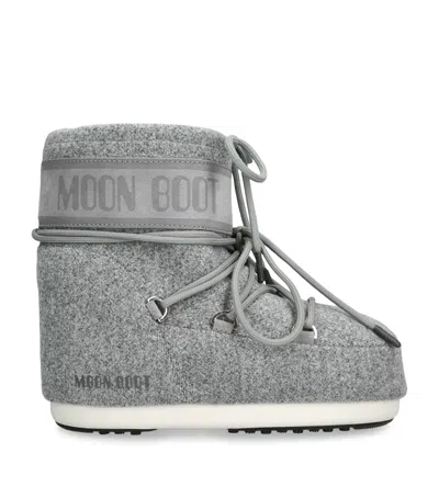 MOON BOOT FELT ICON LOW ANKLE BOOTS
