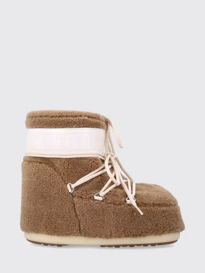 MOON BOOT BOOTS MOON BOOT WOMAN COLOR CAMEL,H45313042