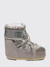 Moon Boot Flat Ankle Boot  Woman Color Grey In Gray