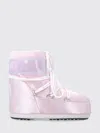 Moon Boot Icon Low Rose Pearly Ankle Boots In Multi