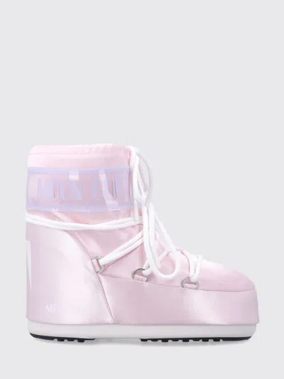 MOON BOOT FLAT ANKLE BOOT MOON BOOT WOMAN COLOR PINK,H45311010