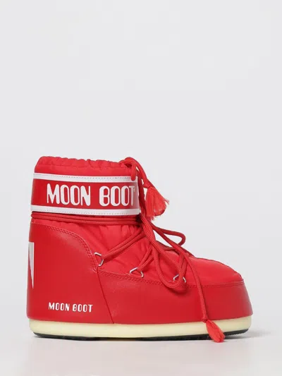 MOON BOOT BOOTS MOON BOOT WOMAN COLOR RED,H68003014