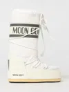 Moon Boot Flat Ankle Boot  Woman Color White In Red
