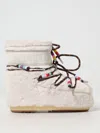 Moon Boot Flat Ankle Boots  Woman Color Beige