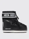 Moon Boot Icon Low Shell And Faux Leather Snow Boots In Schwarz