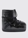 Moon Boot Icon Low Glietter Black Ankle Boot In Schwarz