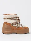 Moon Boot 'luna' Ankle Boots Metal Eyelets In Bunt