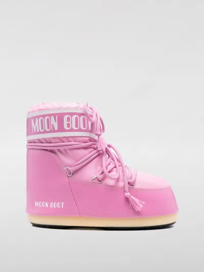 Moon Boot Icon Low Boot In Pink
