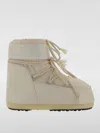 Moon Boot Icon Logo Printed Lace In Yellow Cream