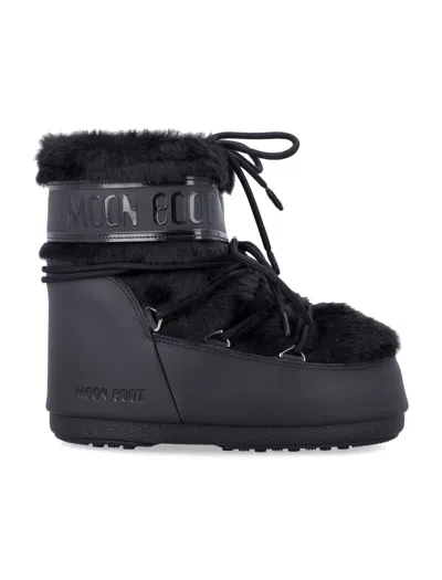 Moon Boot Flat Shoes Black