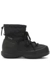 Moon Boot Flat Shoes Blacks And Greys In Black
