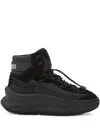 Moon Boot Black Moon247 Xlace Mid Sneakers In Black