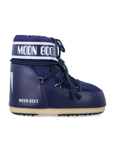 Moon Boot Flat Shoes In Blue
