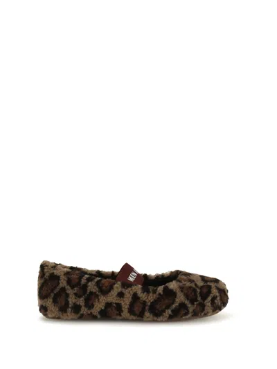 Moon Boot Fleece Baller Boot In Animal Print