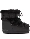 Moon Boot Icon Low Faux Fur Snow Boots In Black