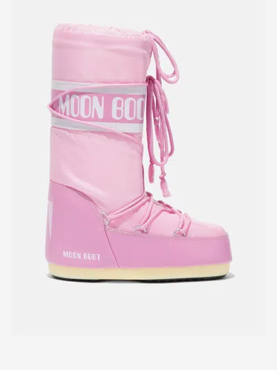 Moon Boot Kids'  Girls Icon Boots In Pink