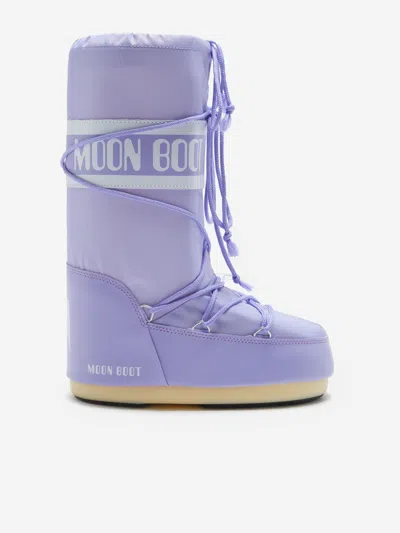 Moon Boot Kids'  Girls Icon Boots In Purple
