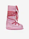 Moon Boot Girls Icon Glitter Snow Boots In Pink