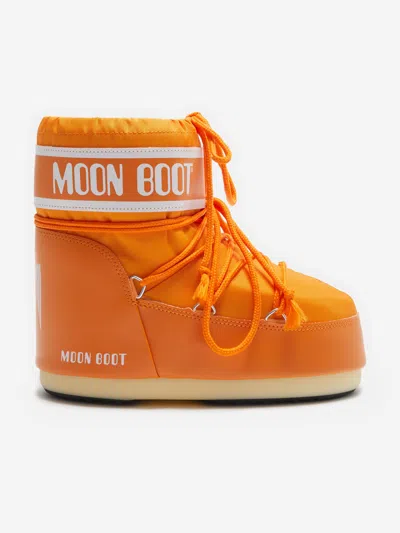 Moon Boot Kids'  Girls Icon Low Boots In Orange