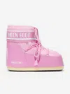 Moon Boot Girls Icon Low Boots In Pink