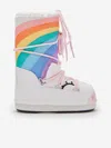 Moon Boot Icon Unicorn Printed Snow Boots In White