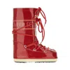 Moon Boot Logo Boots In Red