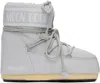Moon Boot Gray Icon Low Boots In H003 - Glacier Grey