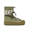 Moon Boot Mb Mrack Polar Ankle Boots In Green Nylon In Green