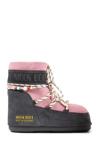 MOON BOOT GUEST IN RESIDENCE ICON LOW SUEDE BOOTS