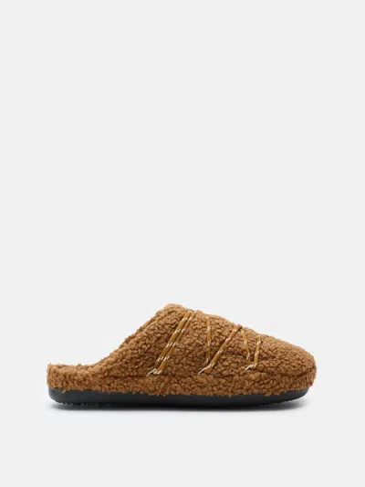 Moon Boot H26 Slipper In Brown