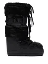 Moon Boot Icon Faux-fur Boots In Nero